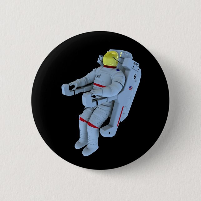 Badge Rond 5 Cm insigne d'astronaute (Devant)
