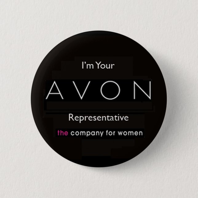 Badge Rond 5 Cm insigne d'avon (Devant)