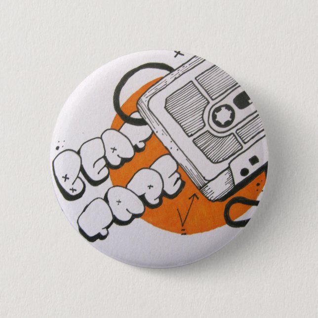 Badge Rond 5 Cm Insigne de bande de battement (Devant)