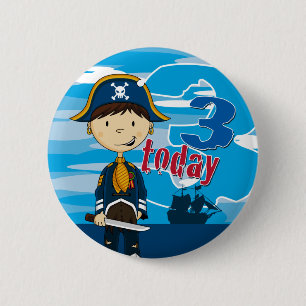 Badge Rond 5 Cm Insigne de bouton d'anniversaire de scène de