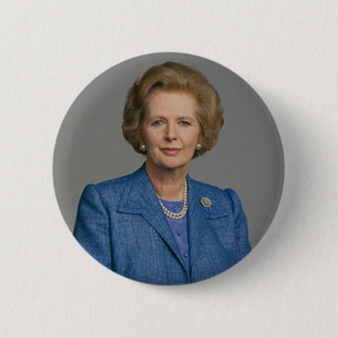 Badge Rond 5 Cm Insigne de bouton de Margaret Thatcher