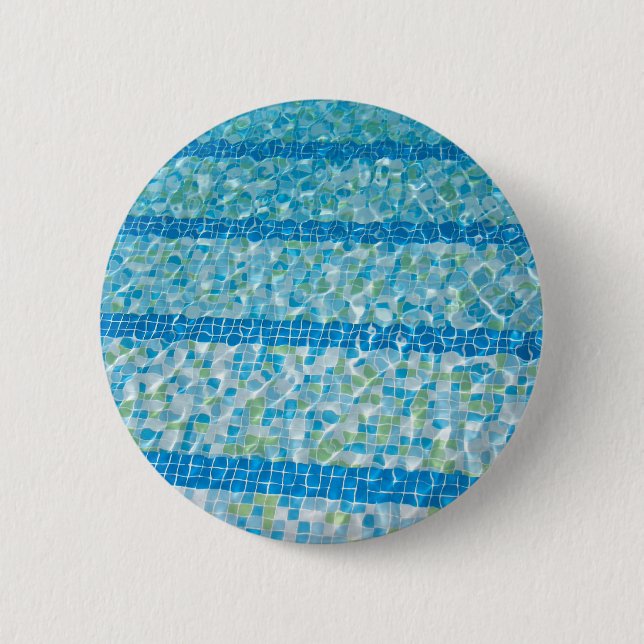 Badge Rond 5 Cm Insigne de bouton de piscine (Devant)