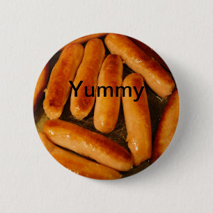 Badge Rond 5 Cm Insigne de bouton de saucisses