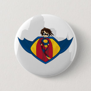 Badge Rond 5 Cm Insigne de bouton de super héros