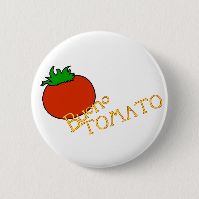 Badge Rond 5 Cm Insigne de bouton de tomate d'APH Buono (Devant)