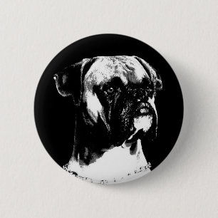 Badge Rond 5 Cm Insigne de boxeur