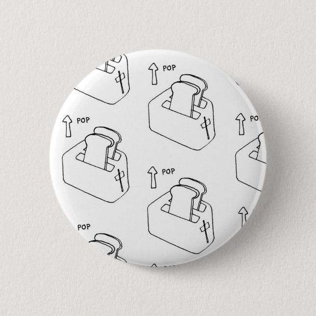 Badge Rond 5 Cm Insigne de grille-pain (Devant)