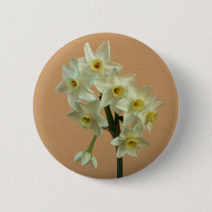 Badge Rond 5 Cm Insigne de jonquille