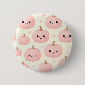 Badge Rond 5 Cm Insigne de la coutume citrouille