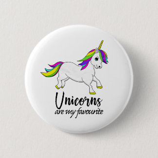 Badge Rond 5 Cm Insigne de licorne d'arc-en-ciel