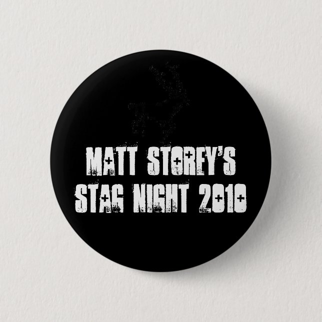 Badge Rond 5 Cm Insigne de nuit de mâle (Devant)