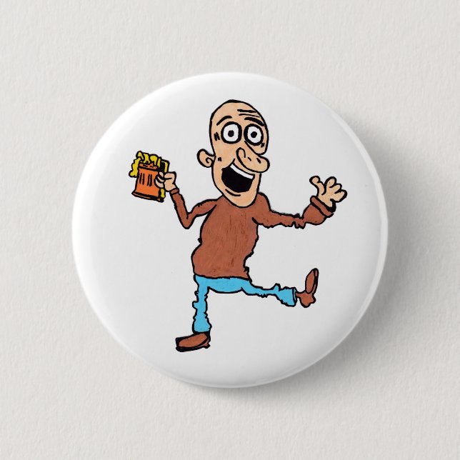 Badge Rond 5 Cm Insigne de papy (Devant)
