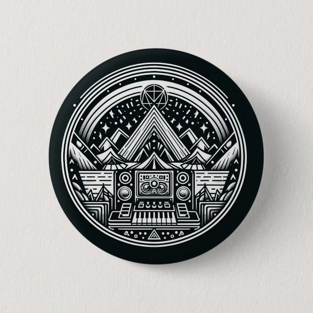 Badge Rond 5 Cm Insigne de parti (Devant)