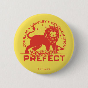Badge Rond 5 Cm Insigne de Préfet GRYFFINDOR™