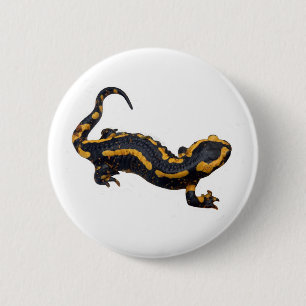 Badge Rond 5 Cm Insigne de salamandre de feu