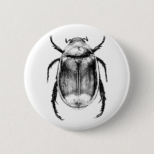 Badge Rond 5 Cm Insigne de scarabée