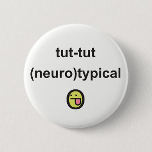 Badge Rond 5 Cm Insigne de sensibilisation au syndrome d'Asperger