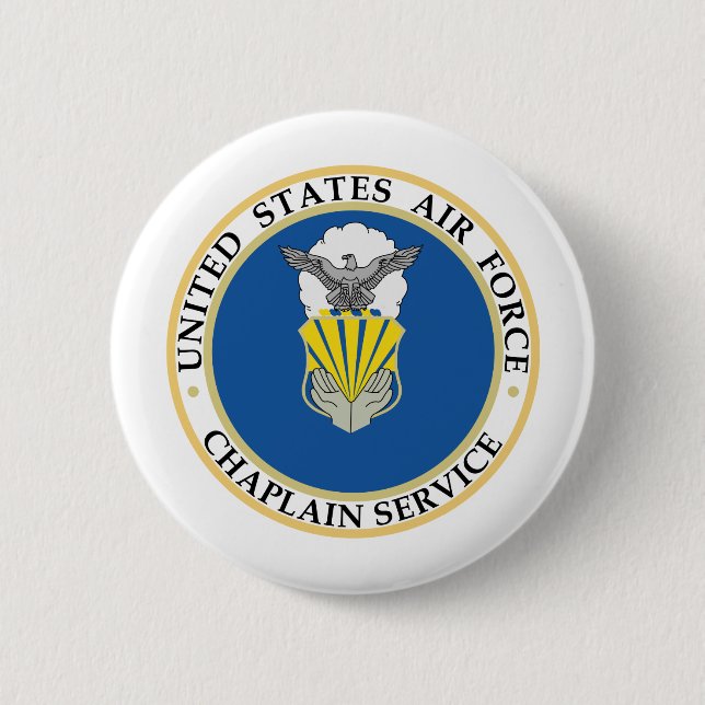 Badge Rond 5 Cm Insigne de service de l'aumônier (Devant)