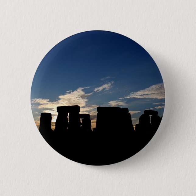 Badge Rond 5 Cm Insigne de Stonehenge (Devant)