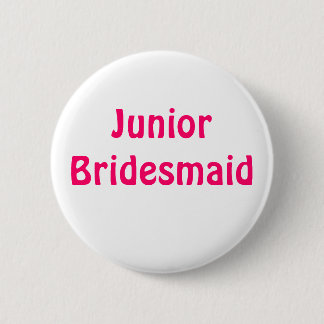 Badge Rond 5 Cm Insigne - demoiselle d'honneur junior