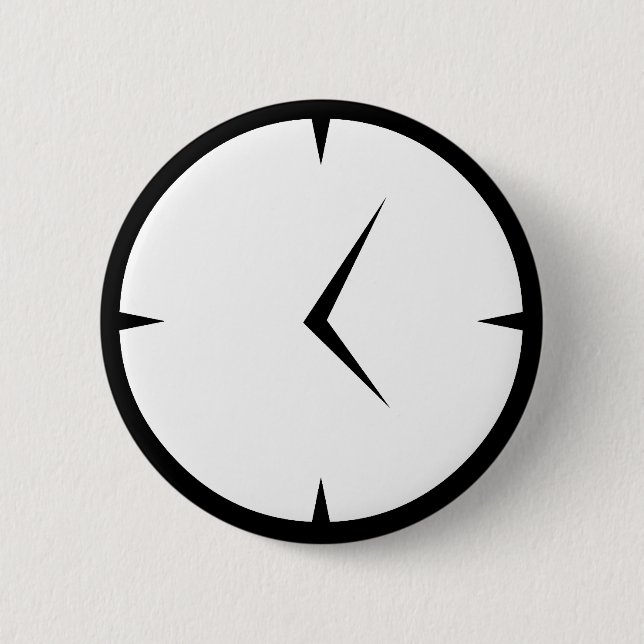 Badge Rond 5 Cm Insigne d'horloge de Newskoo (Devant)