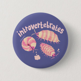Badge Rond 5 Cm Insigne d'isopodes d'Introvertébrates