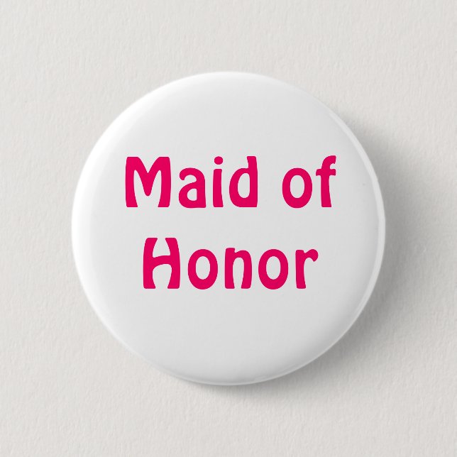 Badge Rond 5 Cm Insigne - domestique d'honneur (Devant)