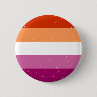 Badge Rond 5 Cm Insigne du drapeau de la fierté lesbienne