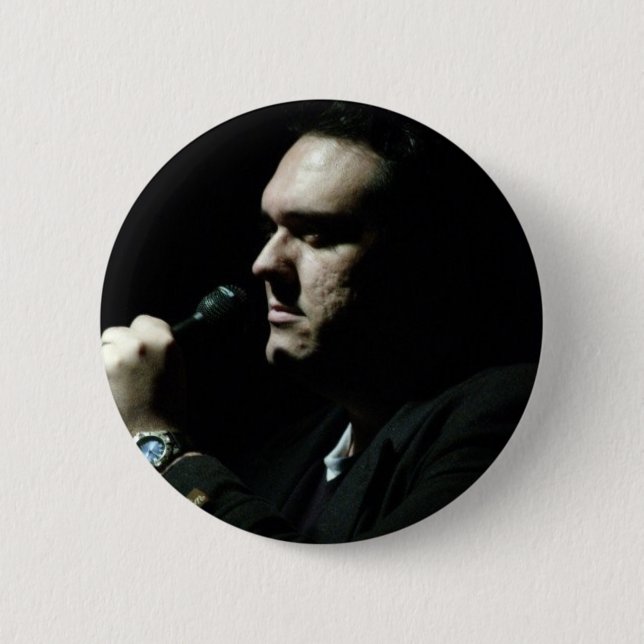 Badge Rond 5 Cm Insigne du visage de Ben (Devant)