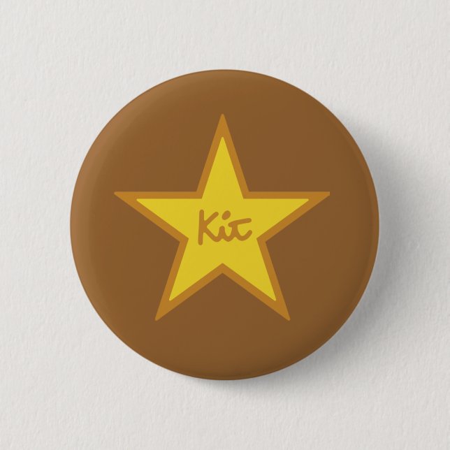 Badge Rond 5 Cm insigne éclatant de boule (Devant)