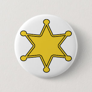 Badge Rond 5 Cm Insigne fait sur commande de shérif - concevez vo