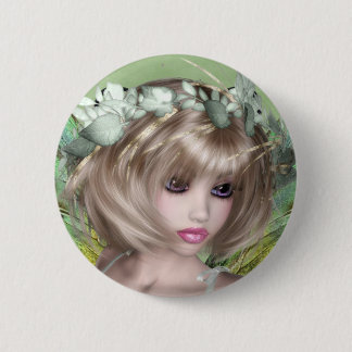 Badge Rond 5 Cm Insigne féerique de Pin de Mia