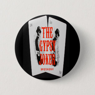 Badge Rond 5 Cm Insigne gitan de joker