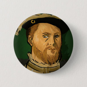 Badge Rond 5 Cm Insigne Henri VIII