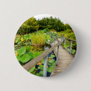Badge Rond 5 Cm Insigne Lily Pond