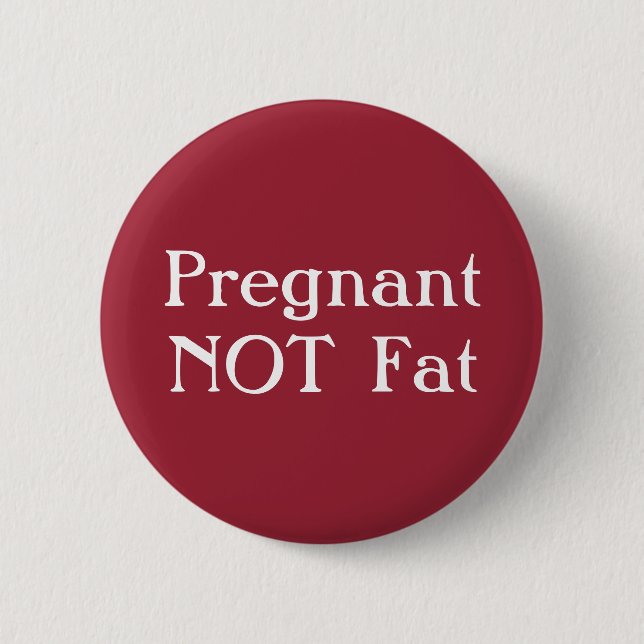 Badge Rond 5 Cm Insigne non gros enceinte (Devant)