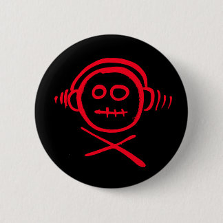 Badge Rond 5 Cm Insigne par radio rebelle de goupille !