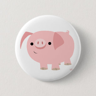 Badge Rond 5 Cm Insigne porcin mignon de bouton