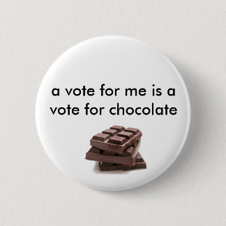 Badge Rond 5 Cm insigne pour le chocaholics