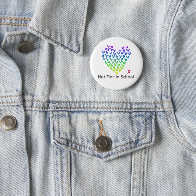 Badge Rond 5 Cm Insigne rond de NFIS (En situation)