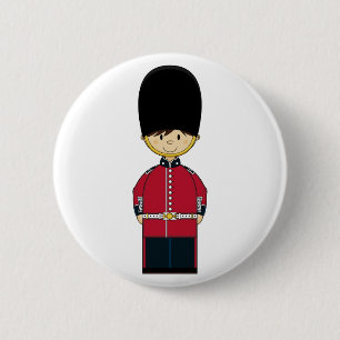 Badge Rond 5 Cm Insigne royal britannique mignon de garde