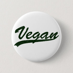 Badge Rond 5 Cm Insigne végétalien de logo
