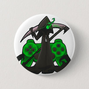 Badge Rond 5 Cm Insigne vert de Reaper