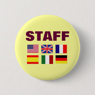 Badge Rond 5 Cm Insignes de personnel de coût bas en vrac pour des
