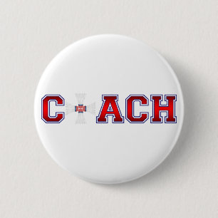 Badge Rond 5 Cm Insignes gentils de badminton d'entraîneur