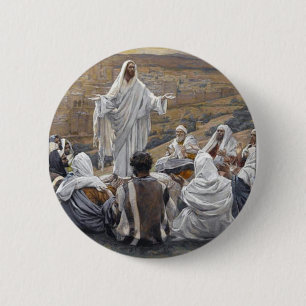 Badge Rond 5 Cm Inspirationnel Jésus Bible Foi Espoir Amour