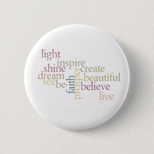 Badge Rond 5 Cm Inspirez la foi