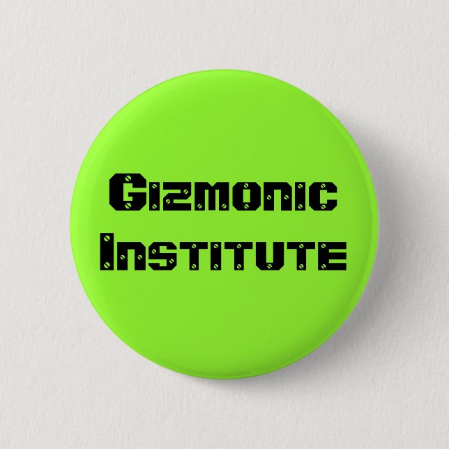 Badge Rond 5 Cm Institut Gizmonic (Devant)