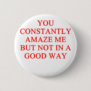 Badge Rond 5 Cm insulte extraordinaire