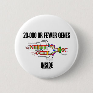 Badge Rond 5 Cm Intérieur de 20.000 ou moins de gènes